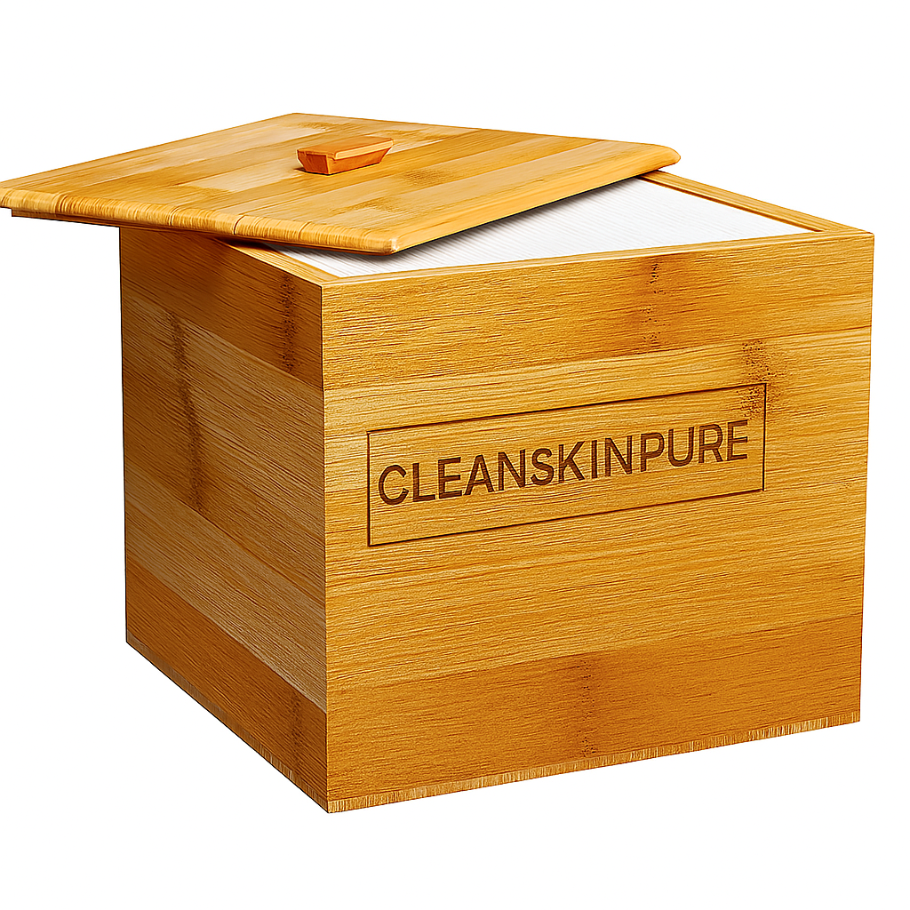 CleanSkinPure Lüks Bambu Kutu