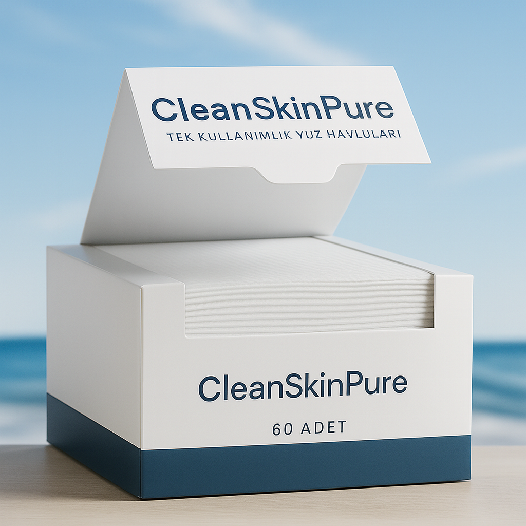 CleanSkinPure Tek Kullanımlık Yüz Havlusu